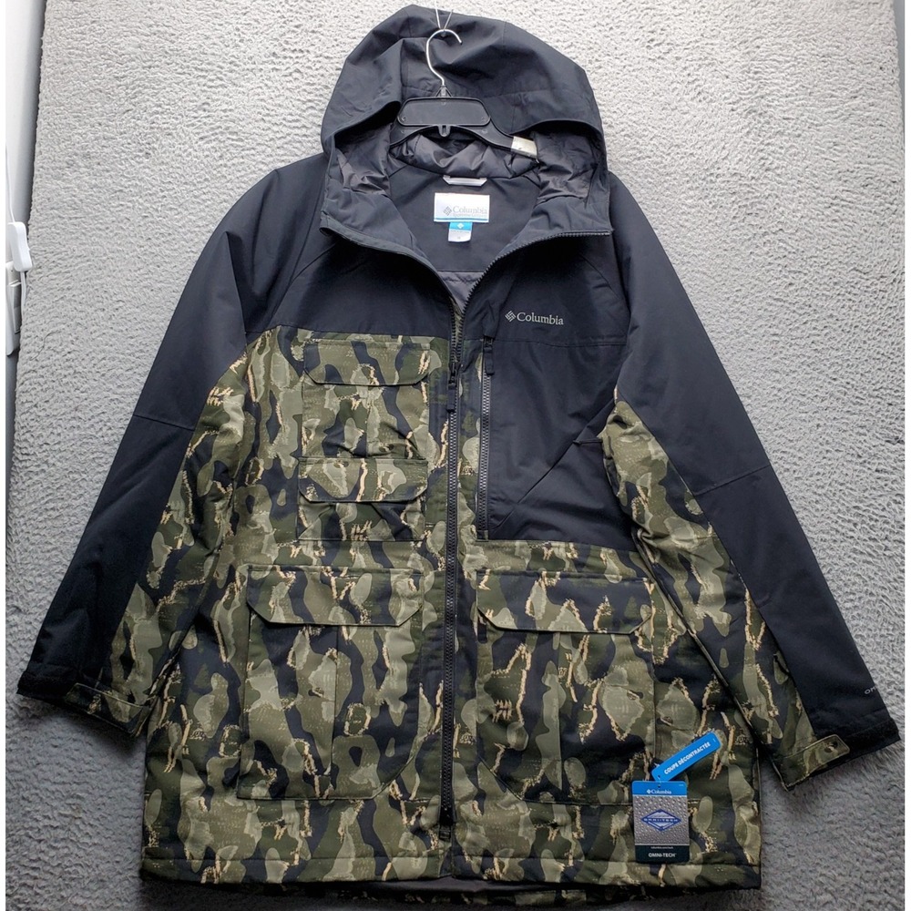 Columbia Coreshot Waterproof Ski Jacket Mens XL Multi Printed Omni Tech NWT $250